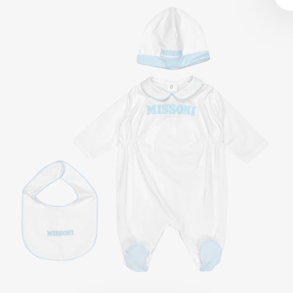 Missoni Baby Boys Babygrow Set Size 3m